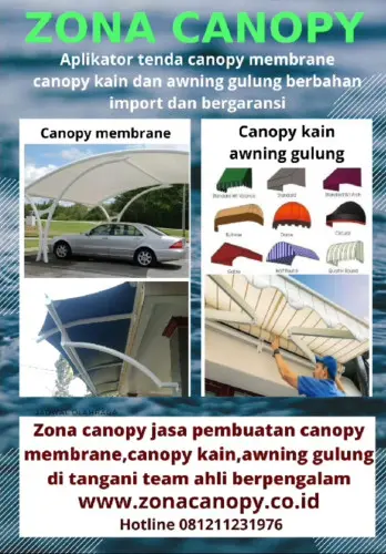 Canopy Kain kuningan